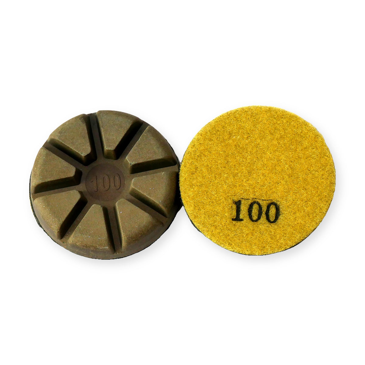3 inch CeraPlus ceramic pad, 100 grit, front and back – Pro Diamond Tools