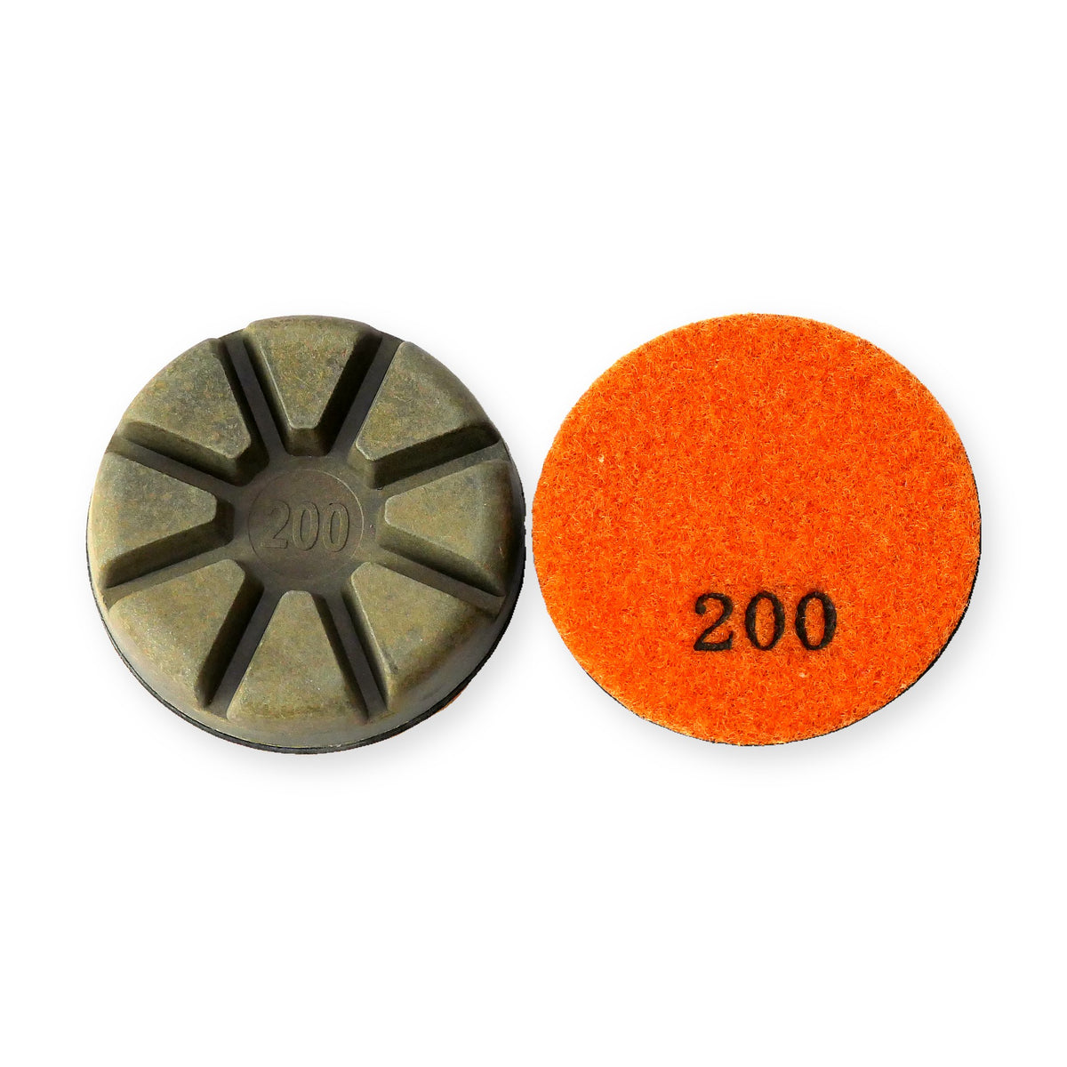 3 inch CeraPlus ceramic pad, 200 grit, front and back – Pro Diamond Tools