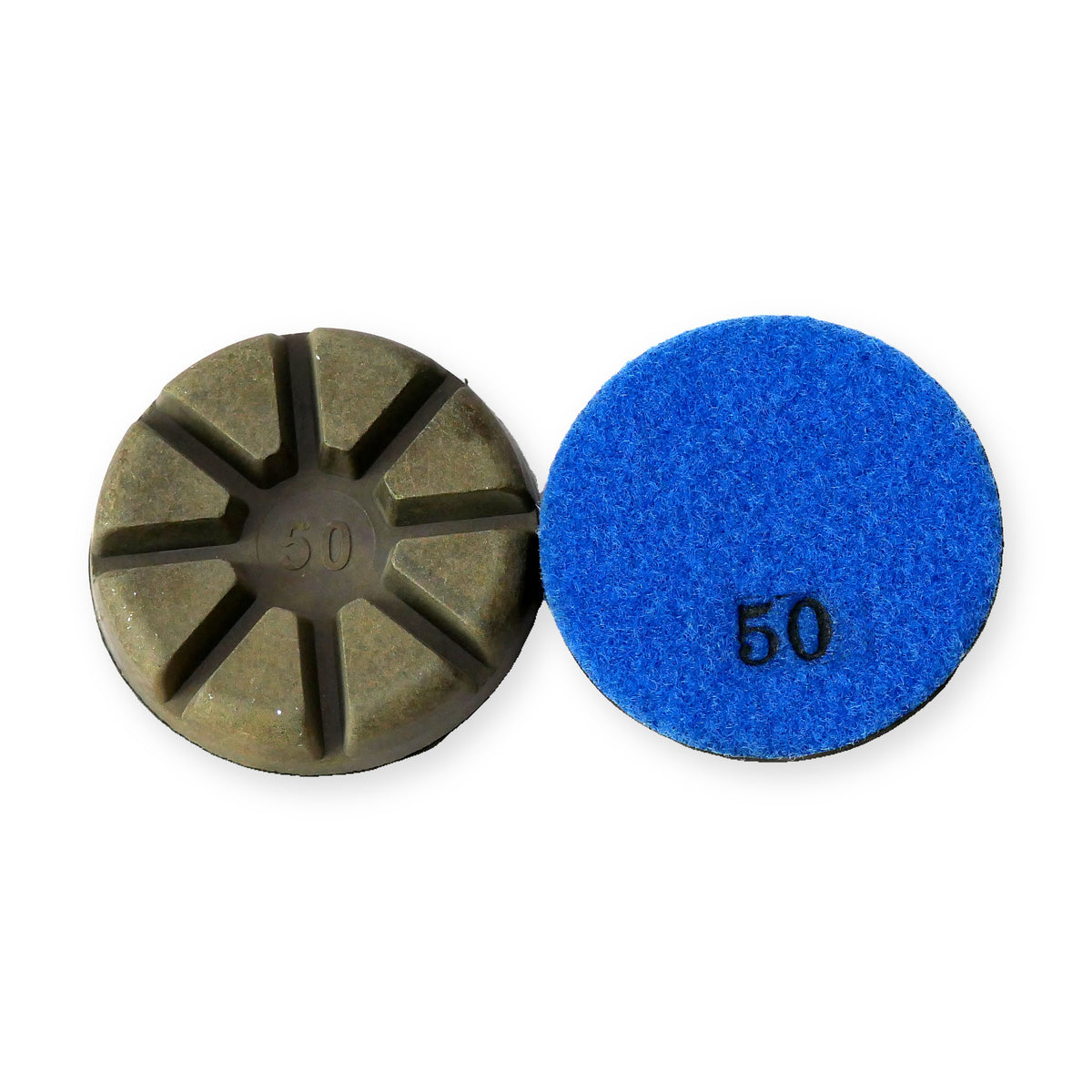 3 inch CeraPlus ceramic pad, 50 grit, front and back – Pro Diamond Tools