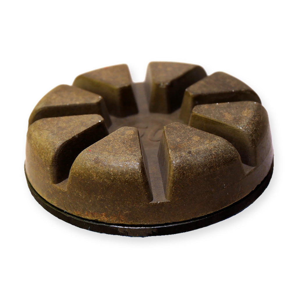 3 inch CeraPlus ceramic pad, side angle view – Pro Diamond Tools