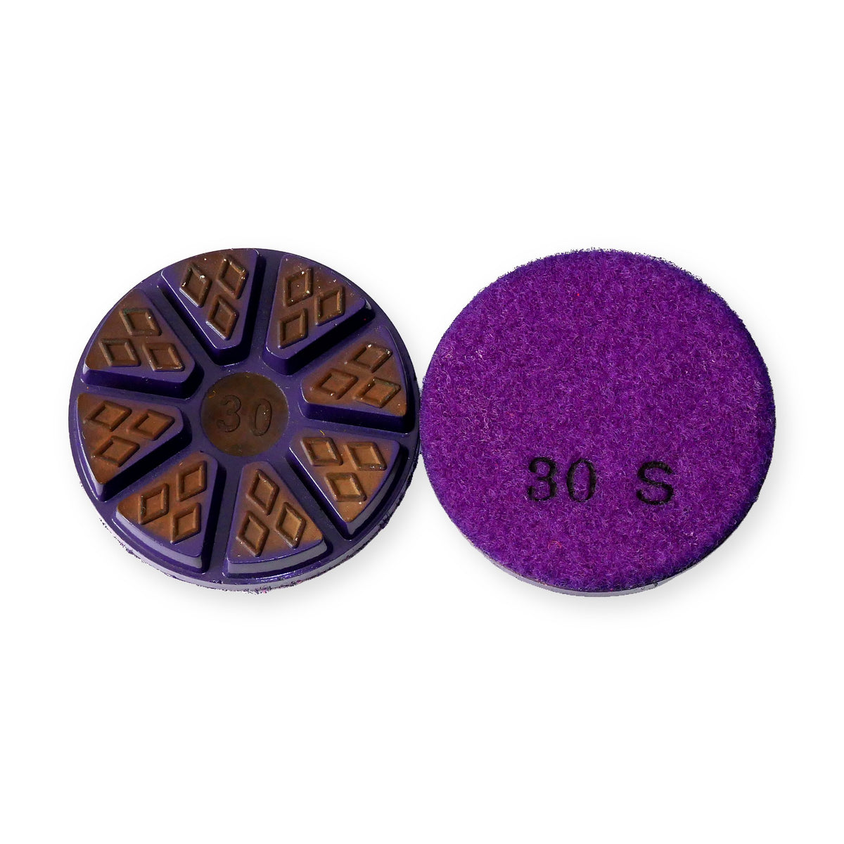 3 inch Ultra CeraOcto ceramic pad, 30 grit, front and back – Pro Diamond Tools