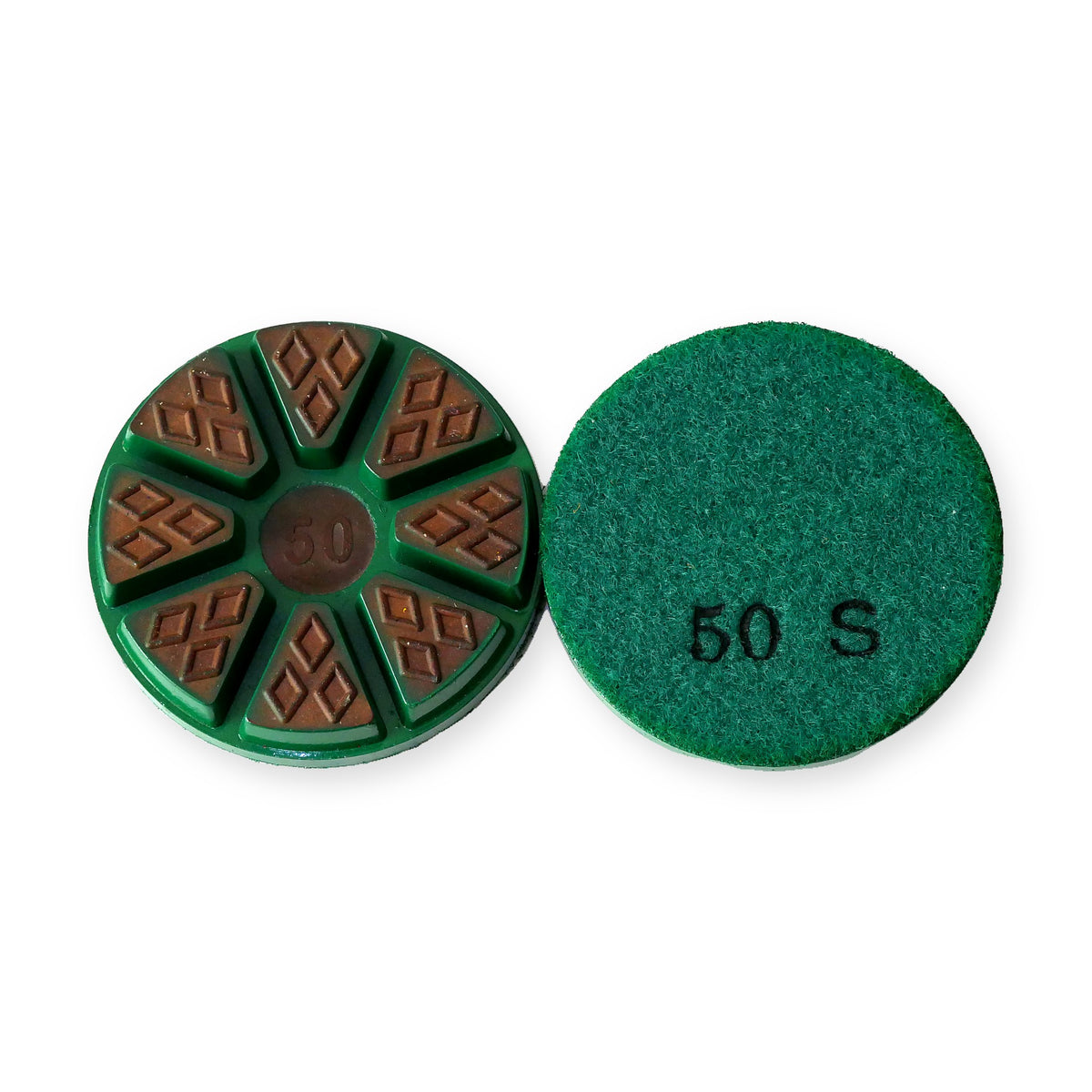 3 inch Ultra CeraOcto ceramic pad, 50 grit, front and back – Pro Diamond Tools