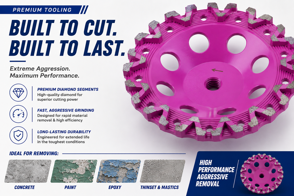 V segments Cup Wheel