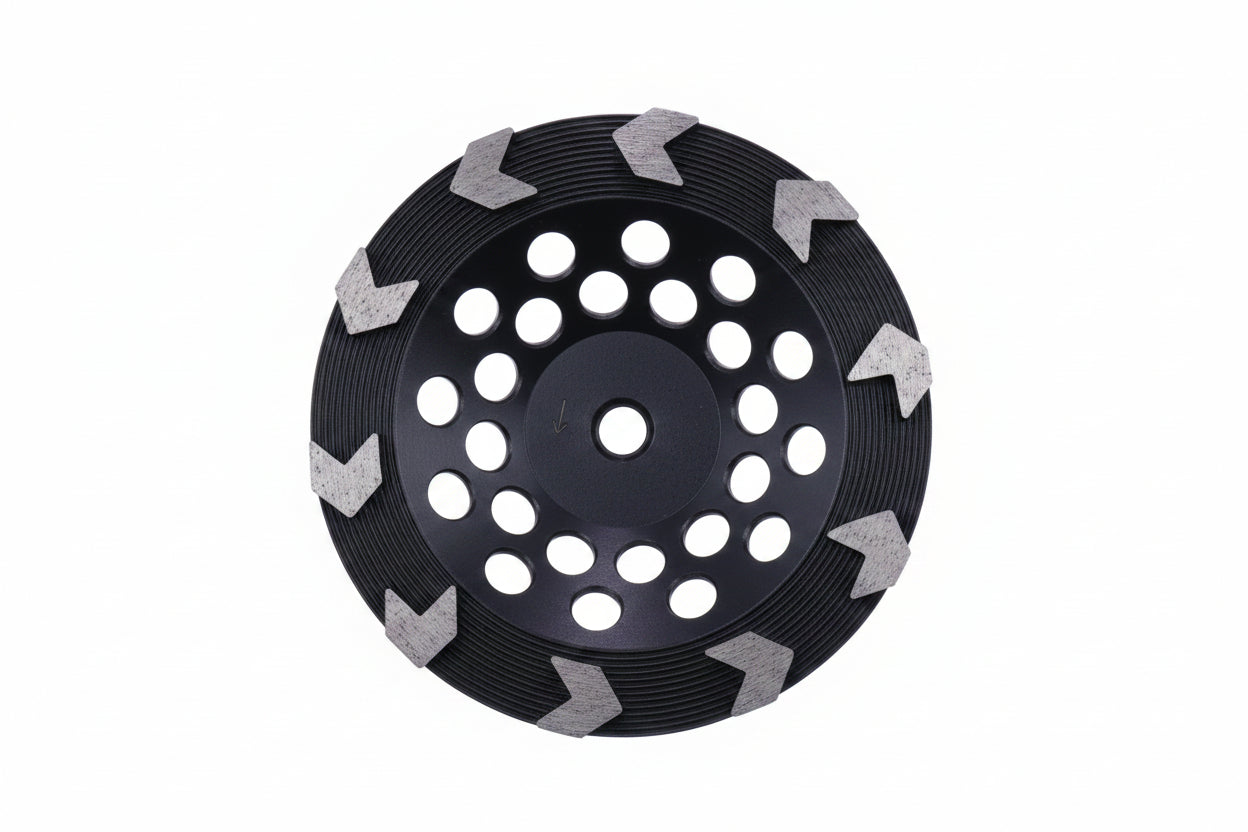 Arrow Segment Cup Wheel