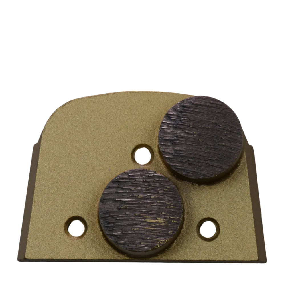 Lavina Two Round Segments Metal Trap Diamonds