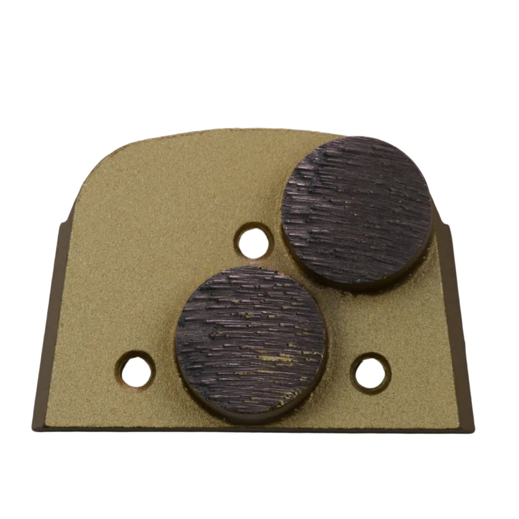 Lavina Two Round Segments Metal Trap Diamonds