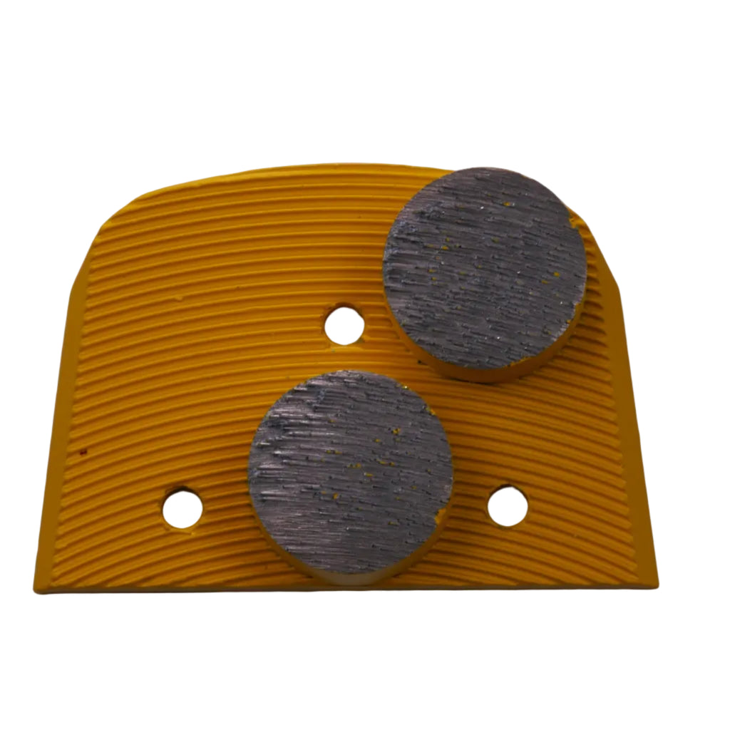 Lavina Two Round Segments Metal Trap Diamonds