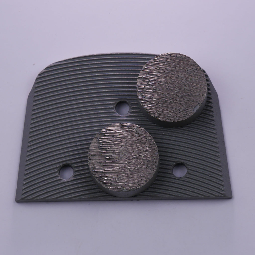 Lavina Two Round Segments Metal Trap Diamonds