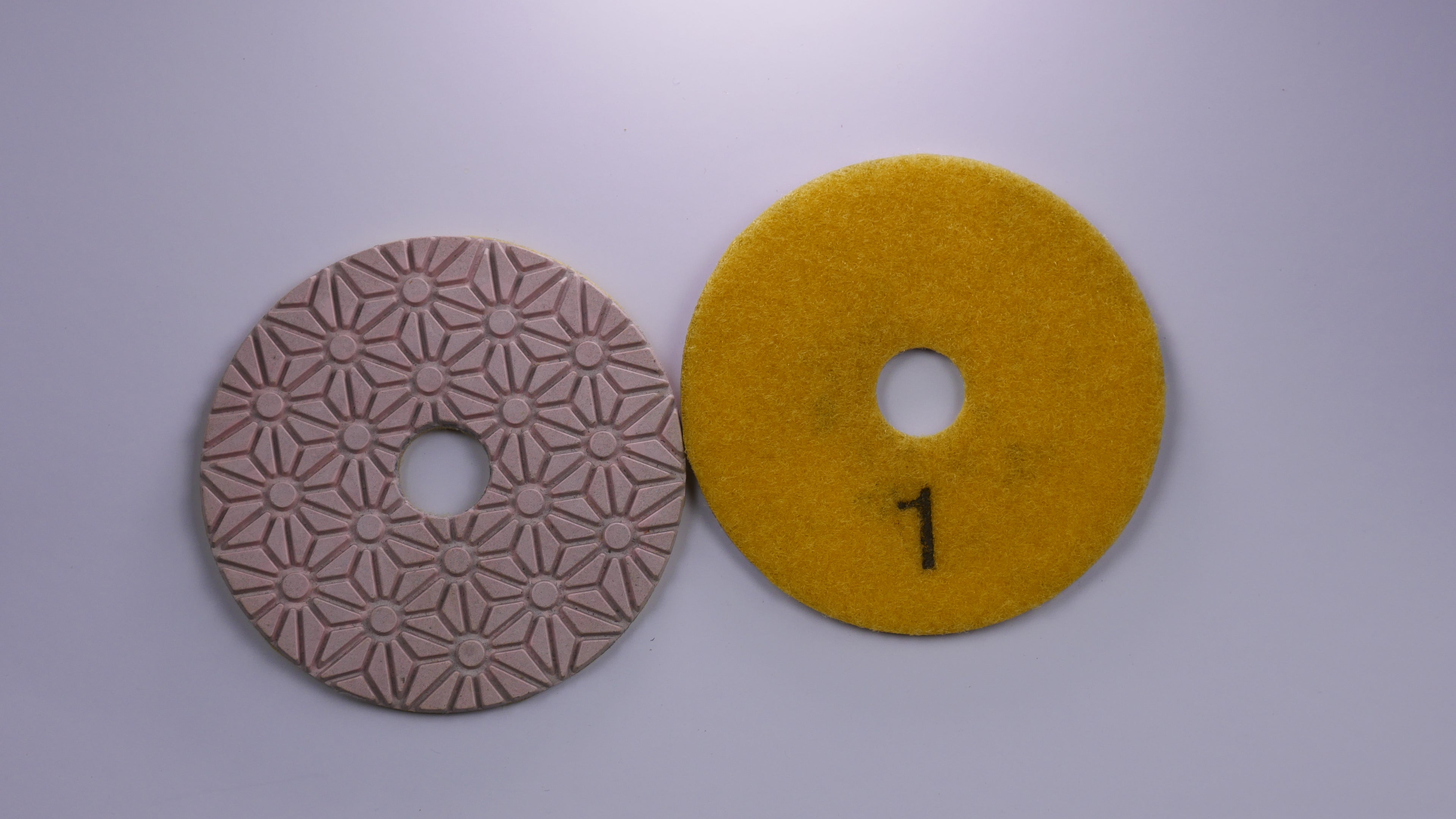4" 3-Step Stone Polishing Pads