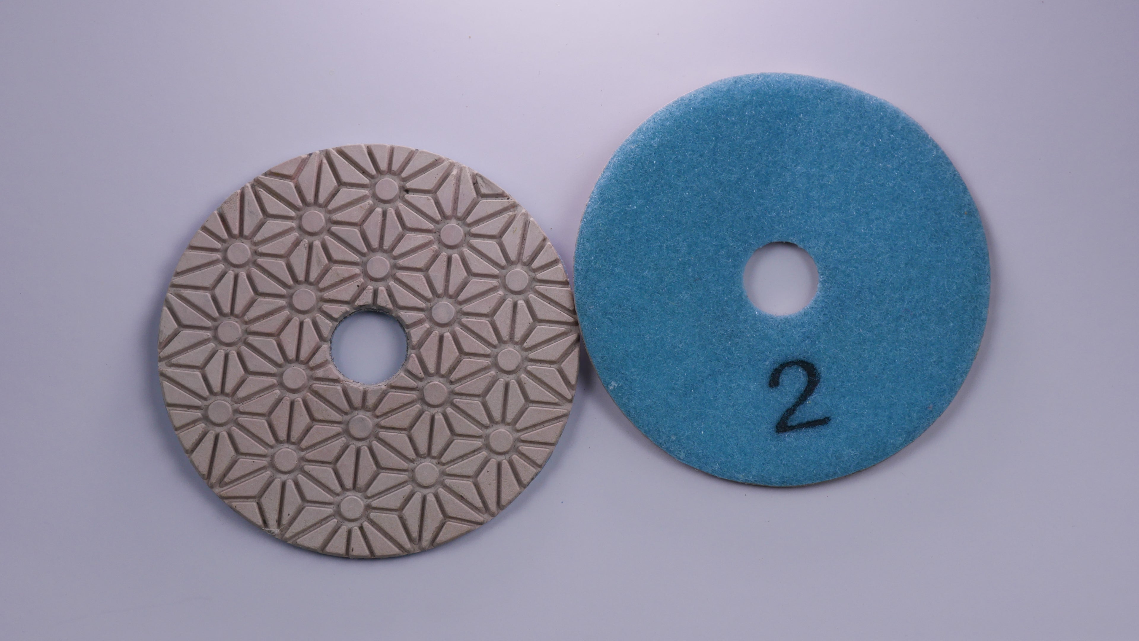 4" 3-Step Stone Polishing Pads