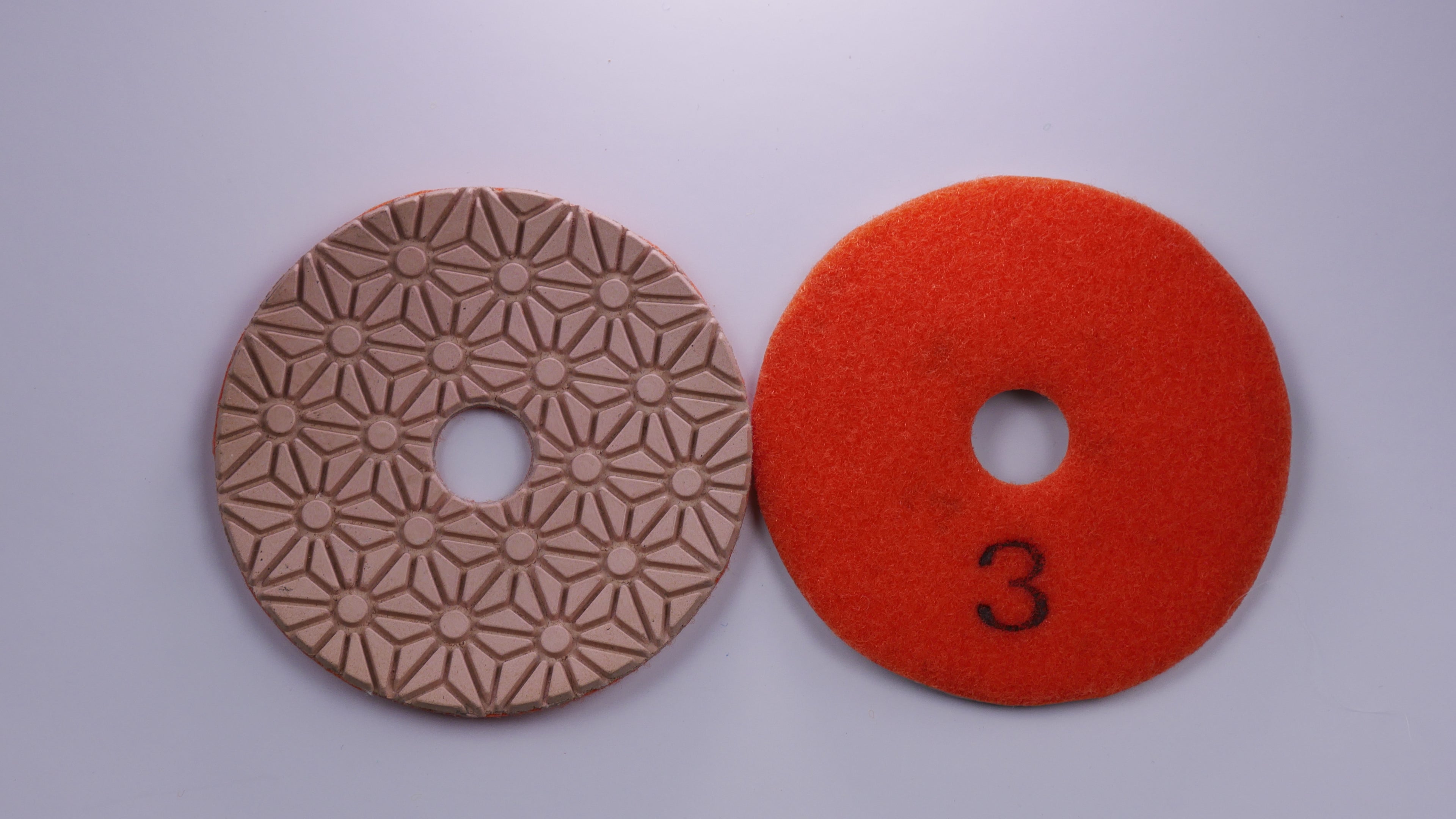 4" 3-Step Stone Polishing Pads