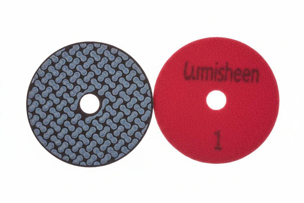 4" LumiSheen 4-Step Stone Polishing Pads