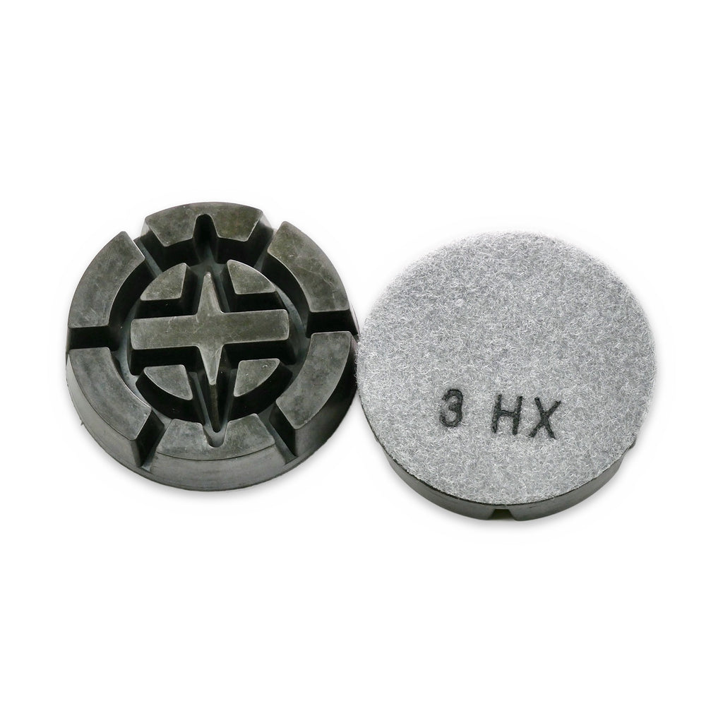 3HX hybrid transitional pad, working face and grey back – Pro Diamond Tools
