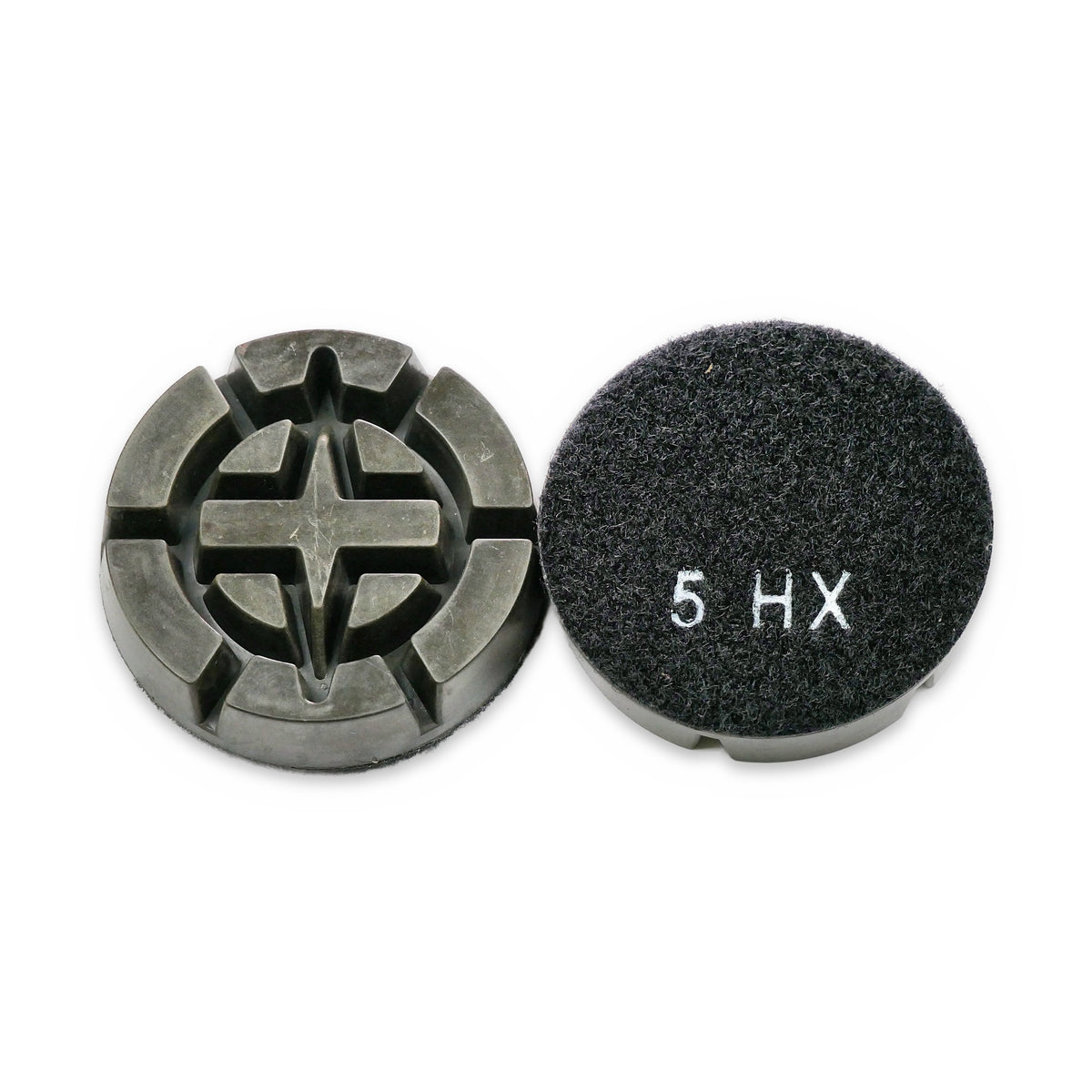 5HX hybrid transitional pad, working face and black back – Pro Diamond Tools