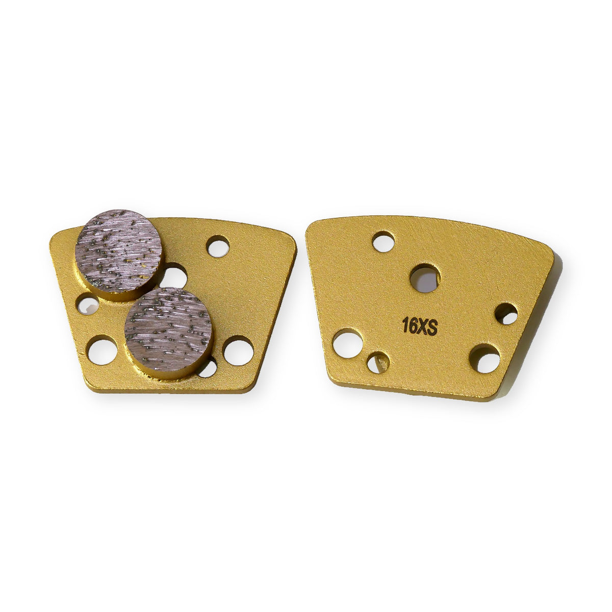 ASL double round metal trapezoid, 16 grit Extra Soft bond, alternate view – Pro Diamond Tools