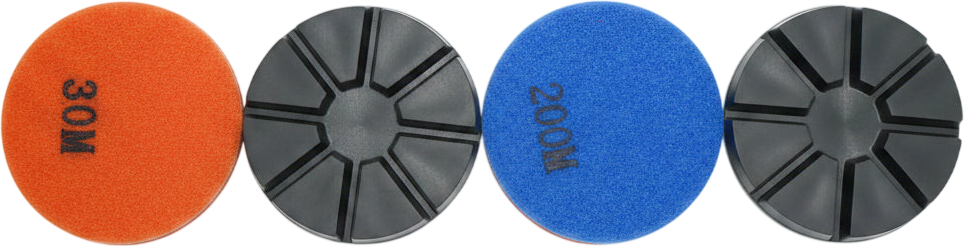 3" 8 Segment Semi Metal Pad