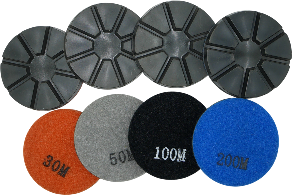 3" 8 Segment Semi Metal Pad