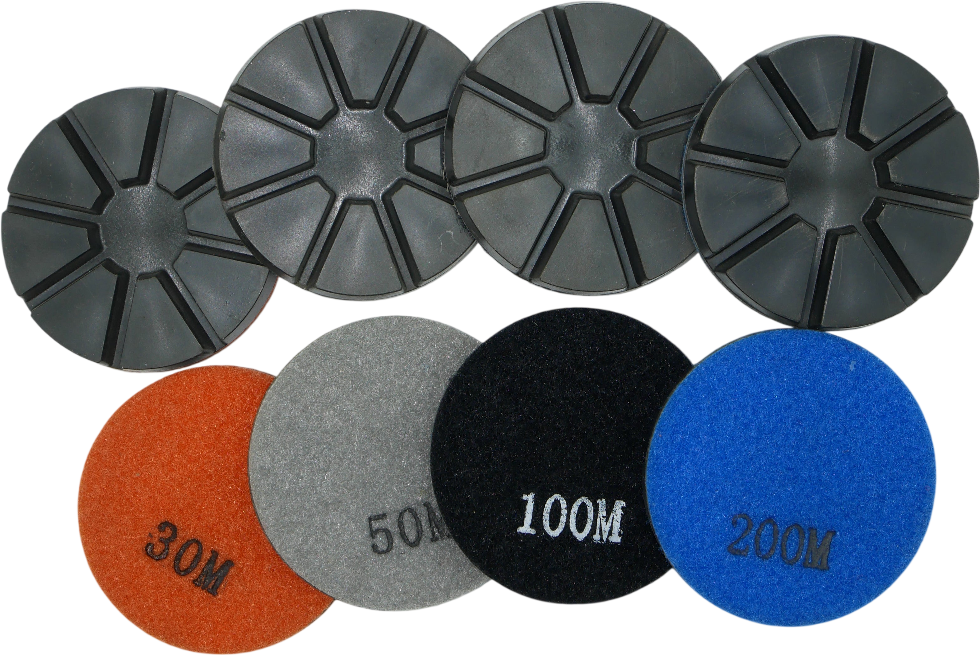 3" 8 Segment Semi Metal Pad
