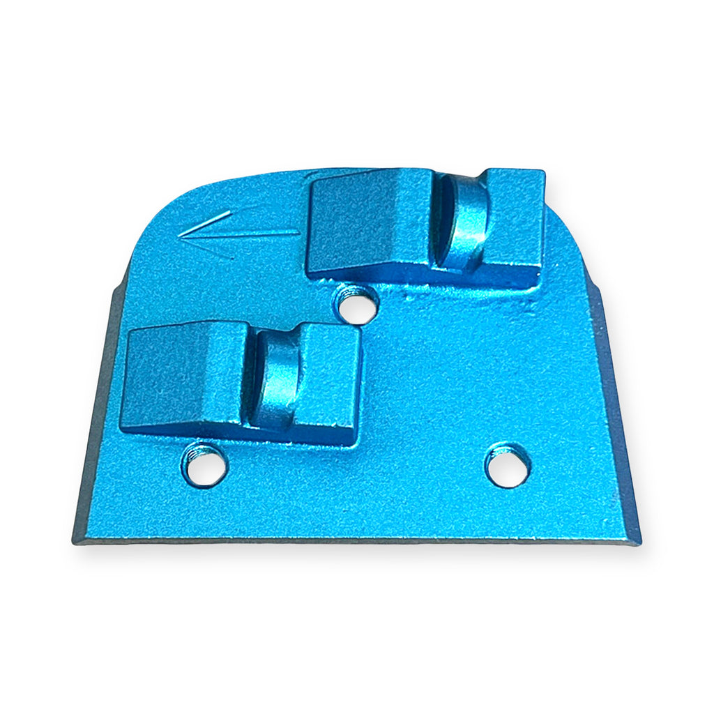 PCD trapezoid, Lavina fit, 2 PCD, alternate view