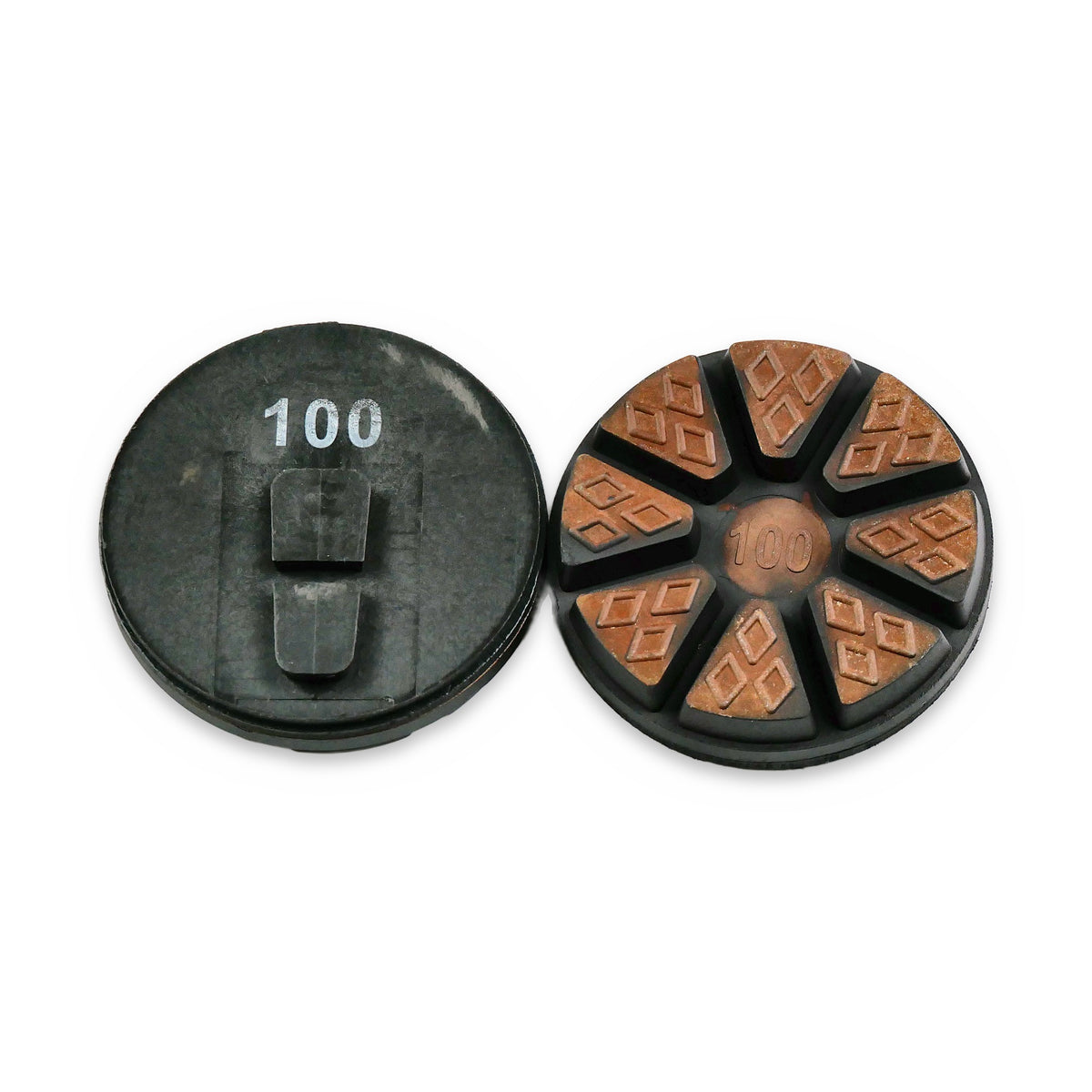 3 inch Terrco Direct-Mount Ultra CeraOcto Ceramic pad 100 grit
