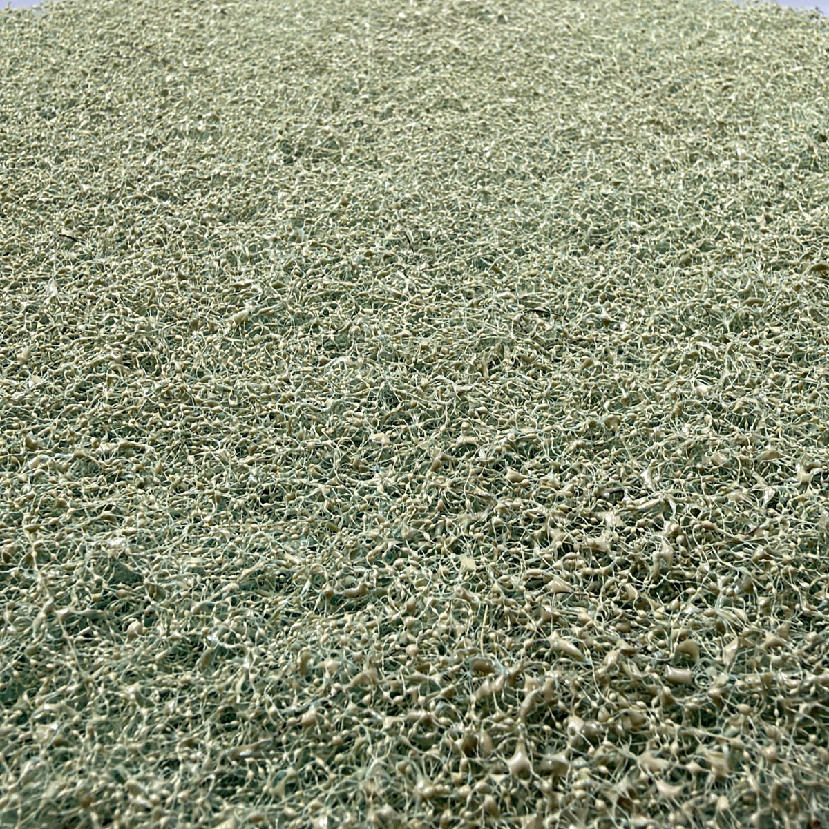 Diamond burnishing pad fiber close-up