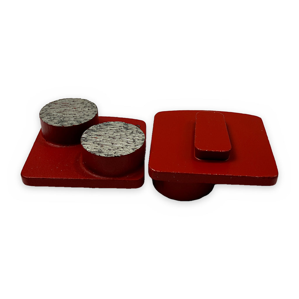Double round metal trapezoid, Husqvarna Redi Lock fit
