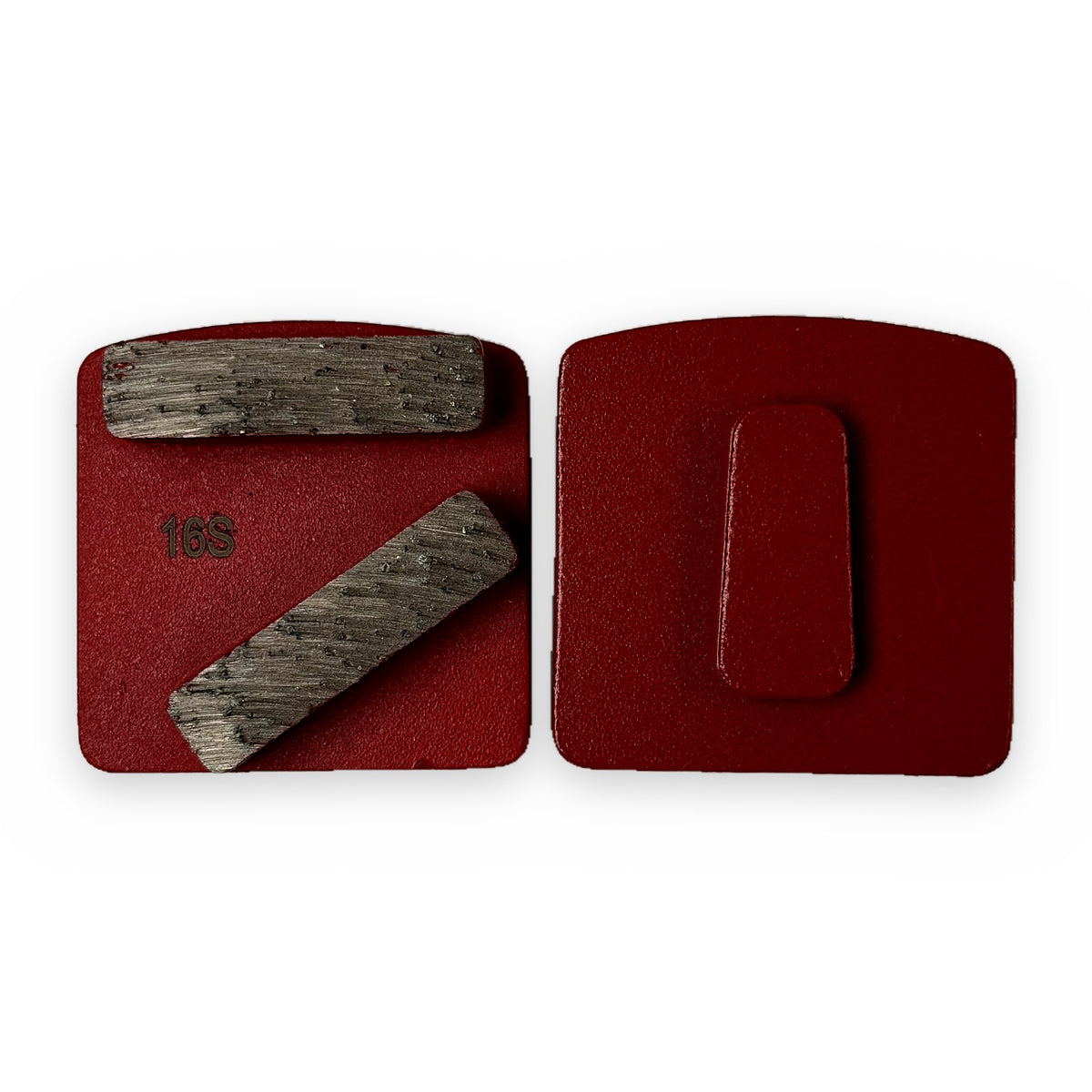 Double bar metal trapezoid, Husqvarna Redi Lock fit, soft bond (red)