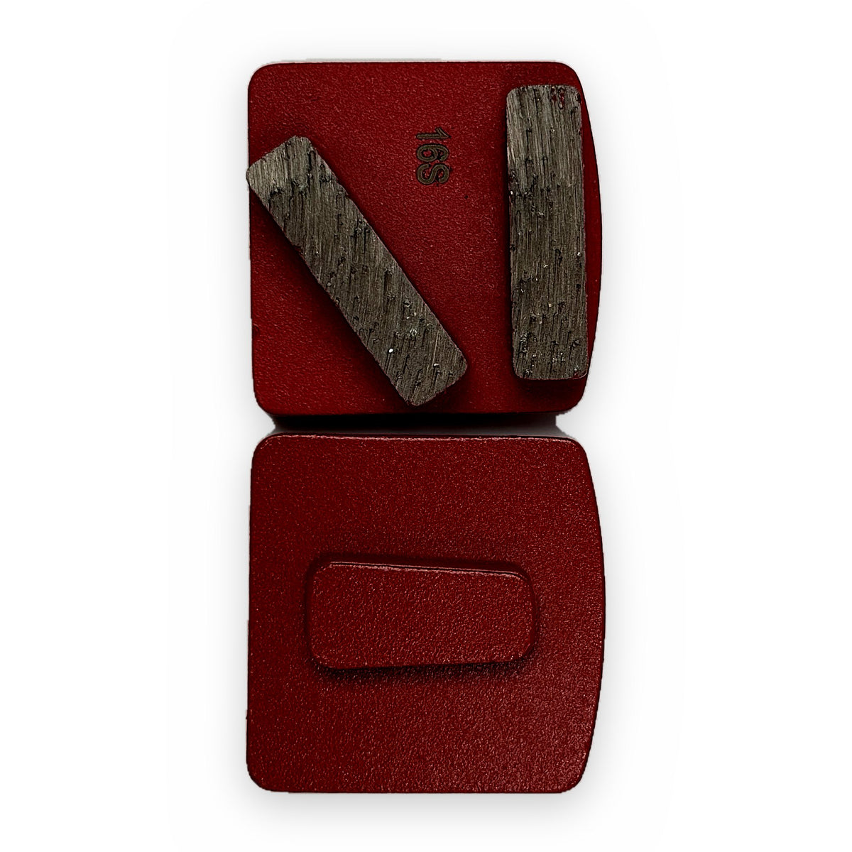 Double bar metal trapezoid, Husqvarna Redi Lock fit, soft bond (red)