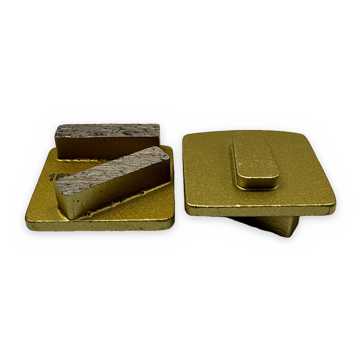 Double bar metal trapezoid, Husqvarna Redi Lock fit, extra soft bond (gold)