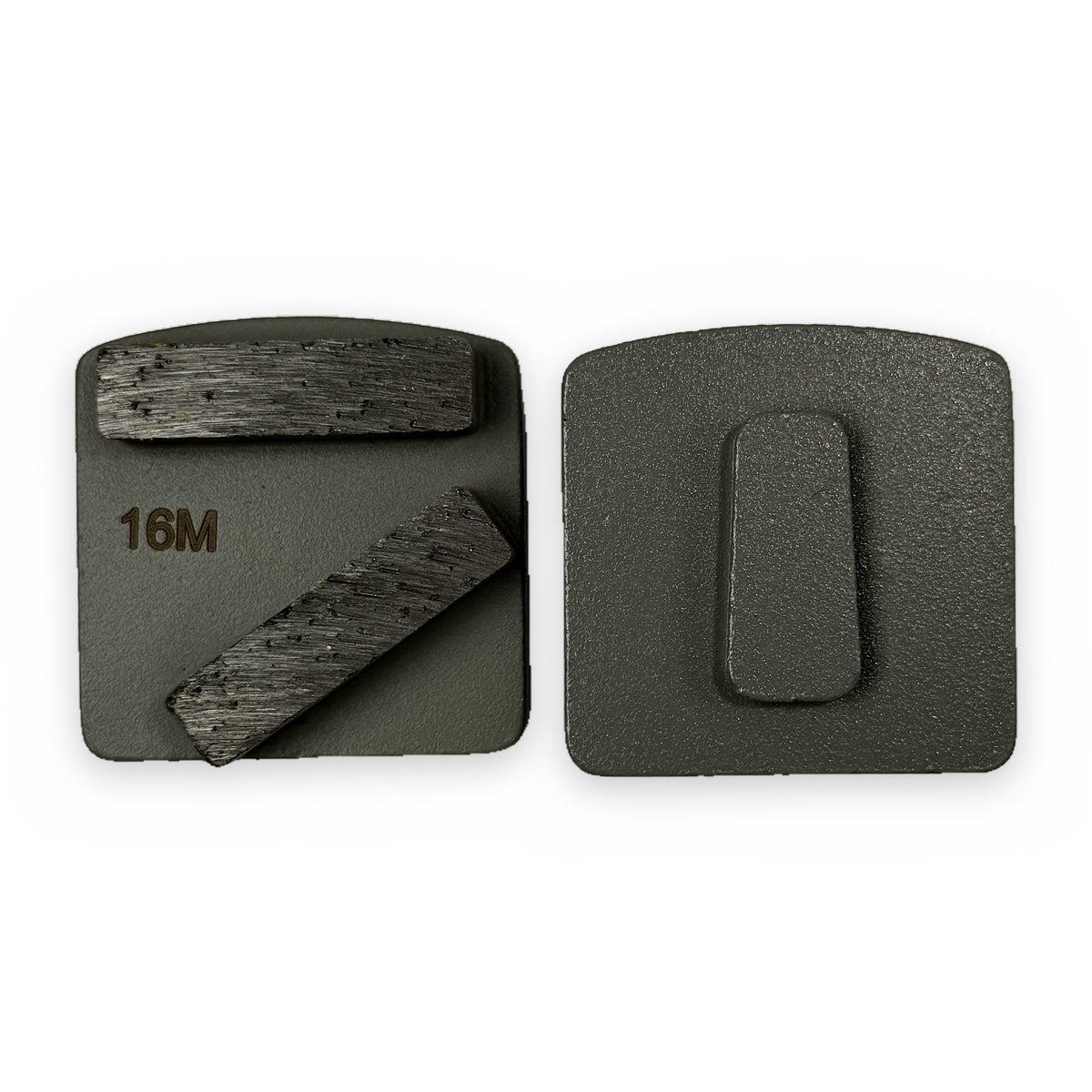 Double bar metal trapezoid, Husqvarna Redi Lock fit, medium bond (gray)