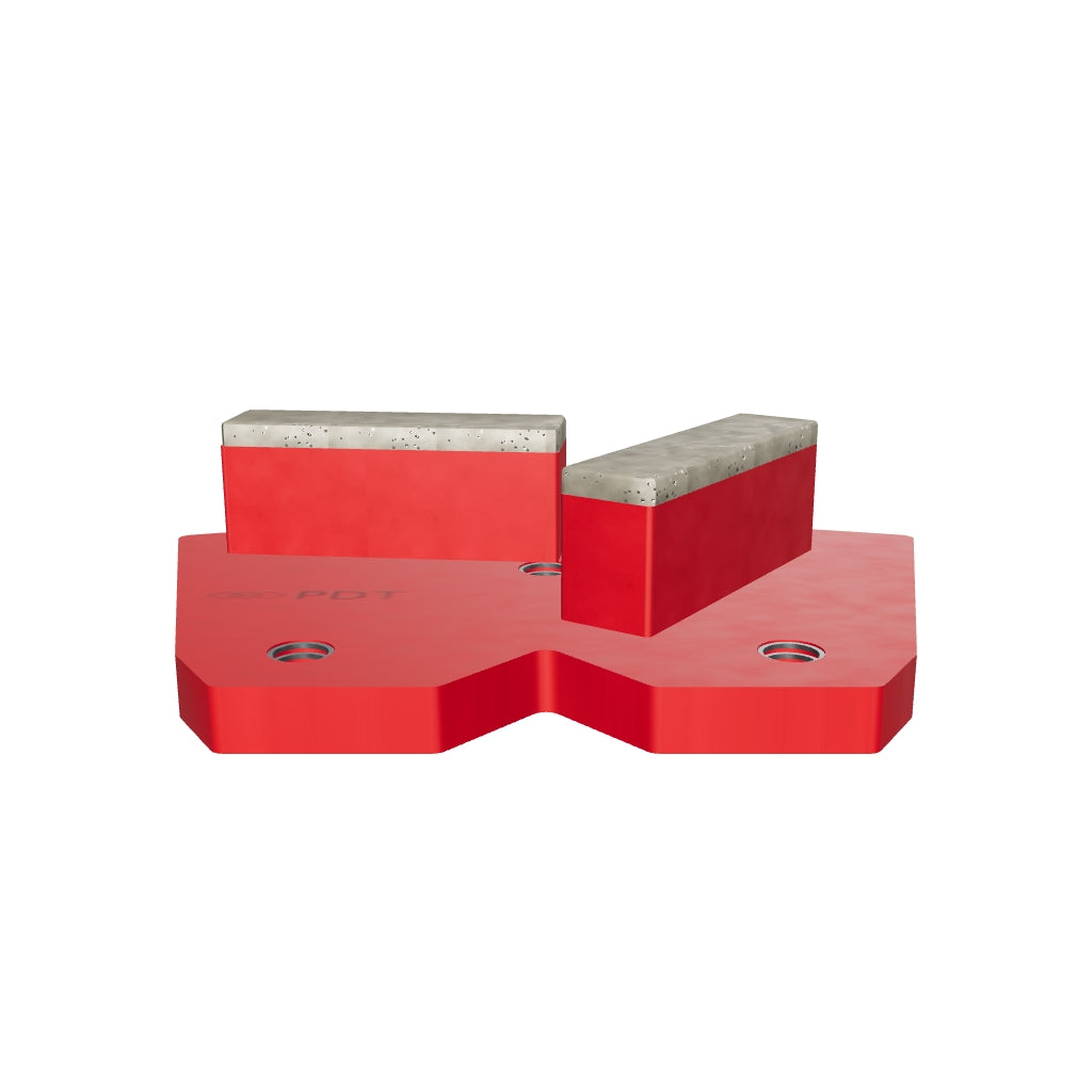 15mm Double Bar Metal Trapezoid